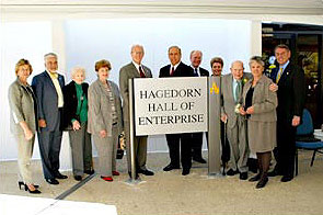 Naming of Hagedorn Hall of Enterprise at Adelphi