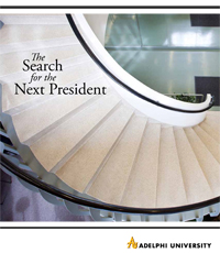Adelphi's "Search for the Next President" Prospectus