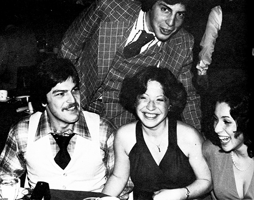 Adelphi students in the The Rathskeller (Ratt) in 1977