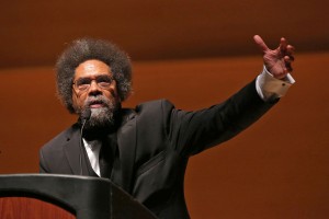 Cornel West, Ph.D. at the Freedom & Social Justice event, as part of the Changing Nature of War and Peace initiative.
