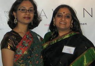 Bithi Roy (left), with Subadra Panchanadeswaran, Ph.D.