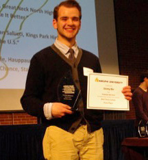 Jimmy Bie, Hauppague High School Winner